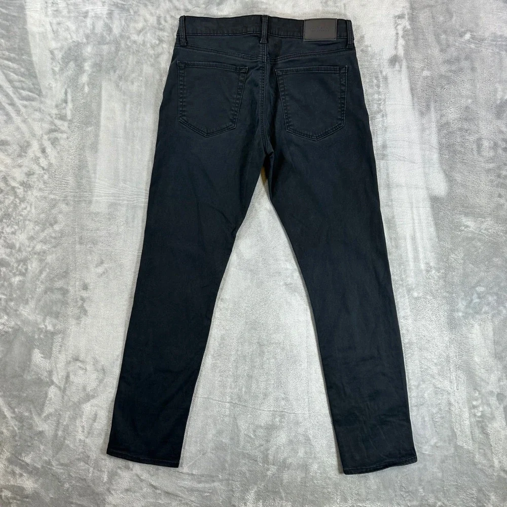 Lucky Brand 121 Slim Straight Jeans Mens Size 31x32 Black Denim Pants